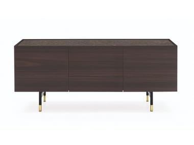 HORIZON - Wood veneer sideboard with doors (Request Info).