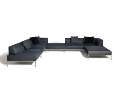 HORIZONTAL SOFA ?DITION - Sectional modular fabric sofa (Request Info).