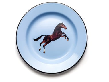 HORSE - Enamelled metal plate (Request Info).