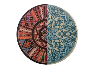 HYBRID HUARICANGA - Round cork placemat (Request Info).