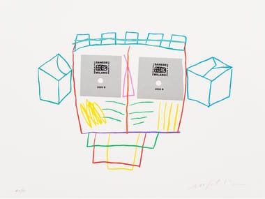 I VOLTI, SEI - Paper Silkscreen (Request Info).