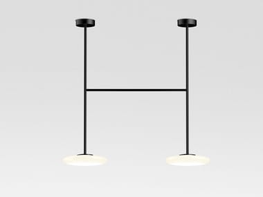 IHANA x2 - LED glass and steel ceiling lamp (Request Info).