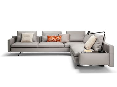 IN THE MOOD - 6 seater corner leather sofa (Request Info).