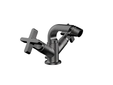 INCISO + - Brass bidet mixer with swivel spout by Gessi