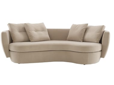 IPANEMA - Curved 3 seater fabric sofa (Request Info).