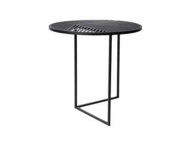 ISO - A - Round powder coated steel coffee table (Request Info).