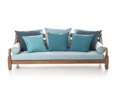 JEKO 04 - Upholstered teak garden sofa (Request Info).