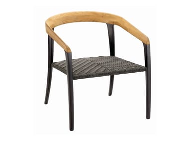JIVE - Olefin fiber garden armchair with armrests (Request Info).