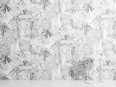 JUNGLE - Panoramic Tropical non-woven paper wallpaper (Request Info).