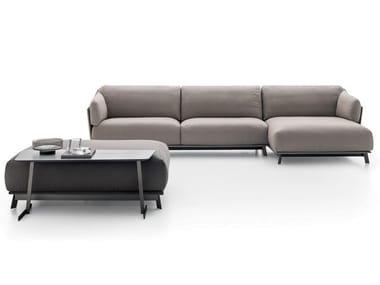 KAILUA - 3 seater fabric sofa with chaise longue (Request Info).