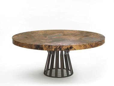 KAURI ROUND - Round solid wood table (Request Info).