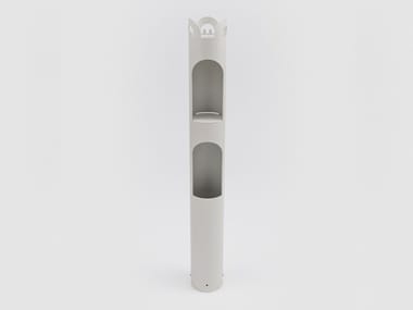 KERGUELEN - Powder coated aluminium and iron coat rack / umbrella stand (Request Info).