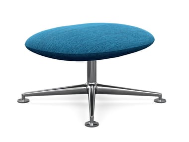 KN03 - Fabric footstool with 4-spoke base (quotation inquiry).