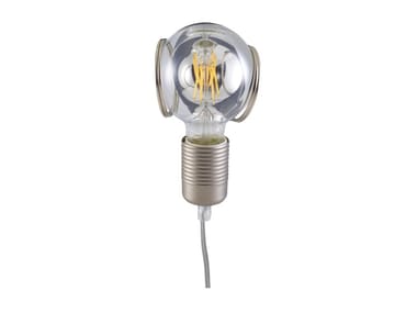 LA PLIC - Halogen glass and steel wall lamp (Request Info).