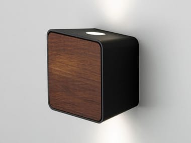 LAB - LED aluminium and wood Outdoor wall Lamp (Request Info).
