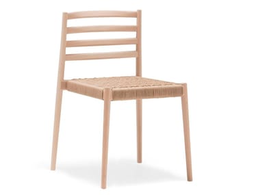 LAKE SI0653 - Stackable chair with woven cord seat (Request Info).