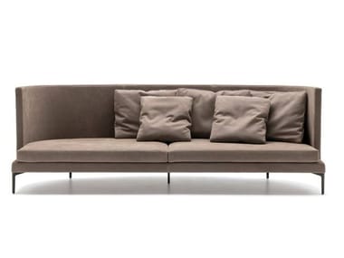 CLAN - Curved leather sofa (Request Info).