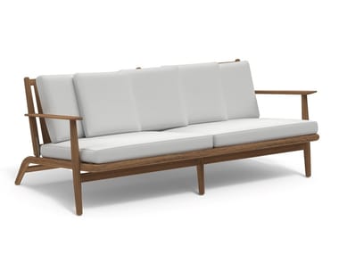 LEVANTE 102 - 2 seater teak garden sofa (Request Info).