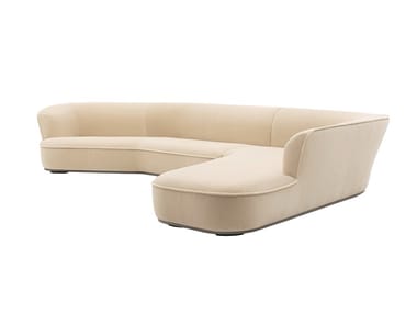 LILUM - Sectional fabric sofa with chaise longue (Request Info).