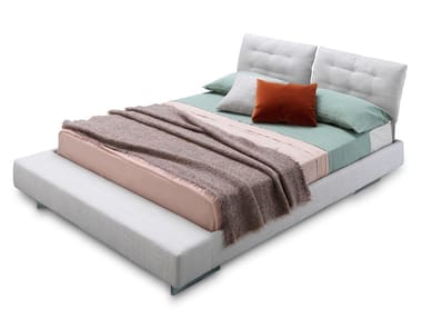 LIMES T LARGE - Upholstered fabric double bed (Request Info).