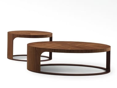 LING - Oval wooden coffee table (Request Info).