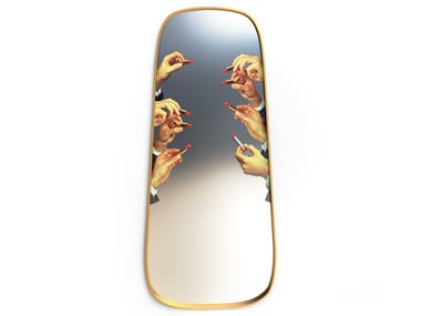 LIPSTICKS - Framed wall-mounted mirror (Request Info).