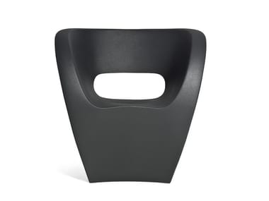 LITTLE ALBERT - Polyethylene easy chair with armrests (Request Info).