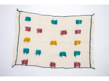 LIVY - Handmade lap robe with graphic pattern (Request Info).