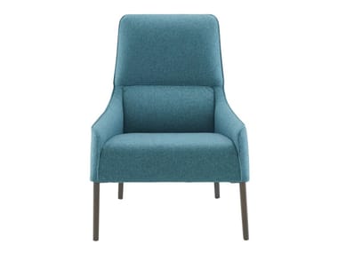 LONG ISLAND - Fabric armchair with armrests (Request Info).