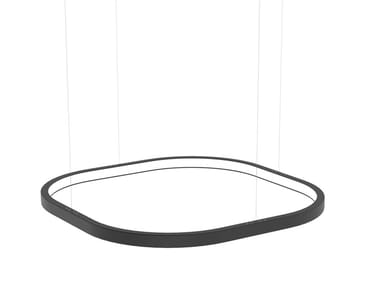 LOOP SQUARE - Dimmable aluminium pendant lamp (Request Info).