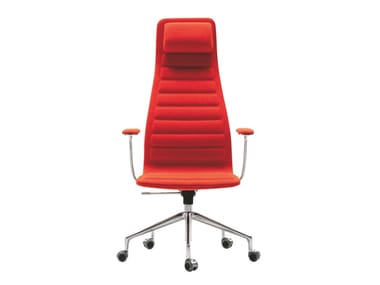LOTUS HIGH - Swivel office chair with castors (Request Info).