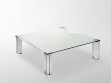 CRYPT?E - Low square crystal coffee table (Request Info).