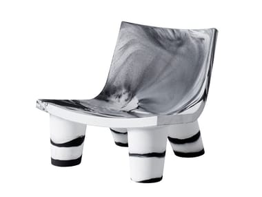 LOW LITA ANNIVERSARY - Polyethylene easy chair (Request Info).