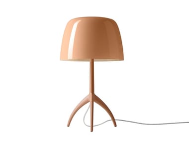 LUMIERE NUANCES - LED blown glass and aluminium table lamp (Request Info).