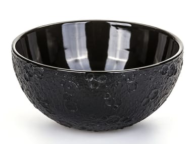 LUNAR - Porcelain stoneware serving bowl (Request Info).