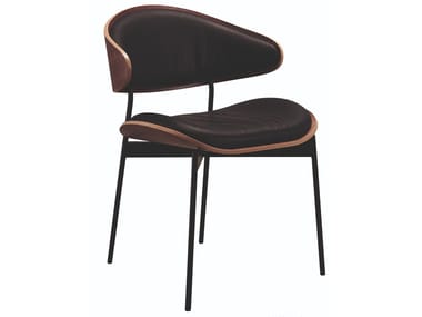 LUZ - Upholstered leather chair (Request Info).