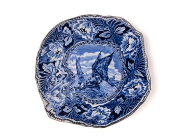 MAASTRICHT SHIP - Porcelain dinner plate (Request Info).