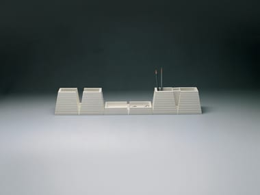 MASTABA - Technopolymer desk set (Request Info).
