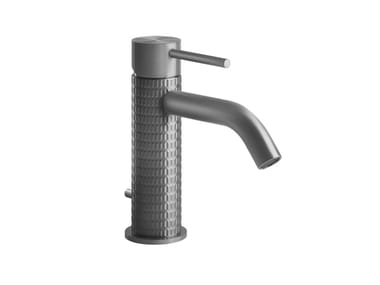 MECCANICA - Countertop stainless steel washbasin mixer with pop up waste by Gessi