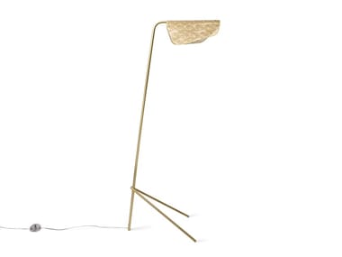 M?DITERRAN?A - LED brass floor lamp with tripod (Request Info).