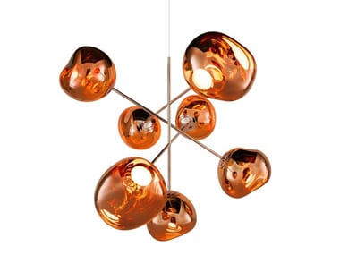 MELT LARGE - LED polycarbonate chandelier (Request Info).