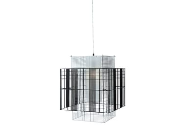 MESH CUBIC M - Metal pendant lamp (Request Info).