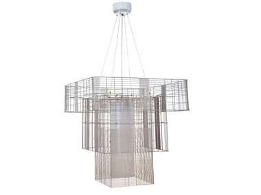 MESH CUBIC XL - Metal pendant lamp (Request Info).