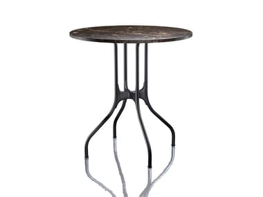 MIL? - Round Nero Marquina marble table (Request Info).