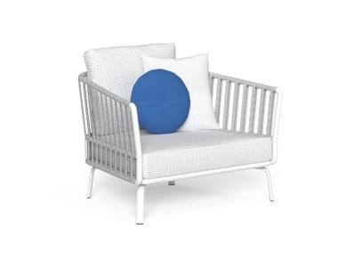 MILO - Garden armchair with removable cover (Request Info).