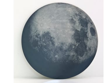 MY MOON MY MIRROR - Round screen printed glass mirror (Request Info).