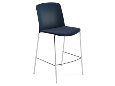 MIXU - Upholstered and stackable fabric stool (Request Info).