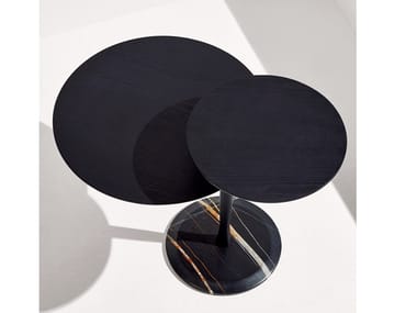 MOMENTS - Swivel ash coffee table (Request Info).