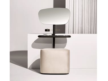 MOMENTS - Sahara Noir marble and wood dressing table (Request Info).