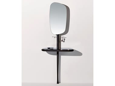 MOMENTS - Sahara Noir marble hall mirror (Request Info).
